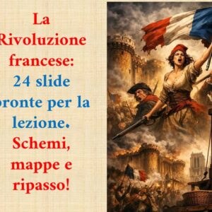 La Rivoluzione francese. Sintesi e ripasso guidato.